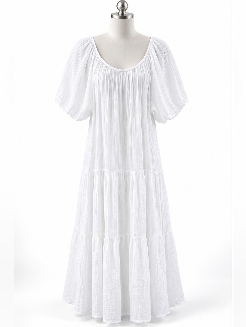 NWT Lilly Pulitzer Zemini Maxi Dress Cover-Up Resort White Cotton Gauze L Beach